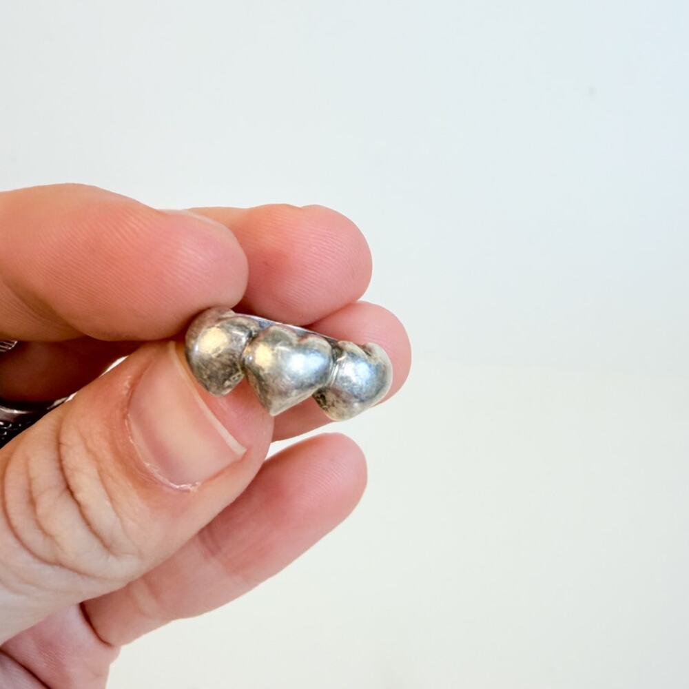 Little Heart Ring Nickel Free Sterling Silver Size 4.5